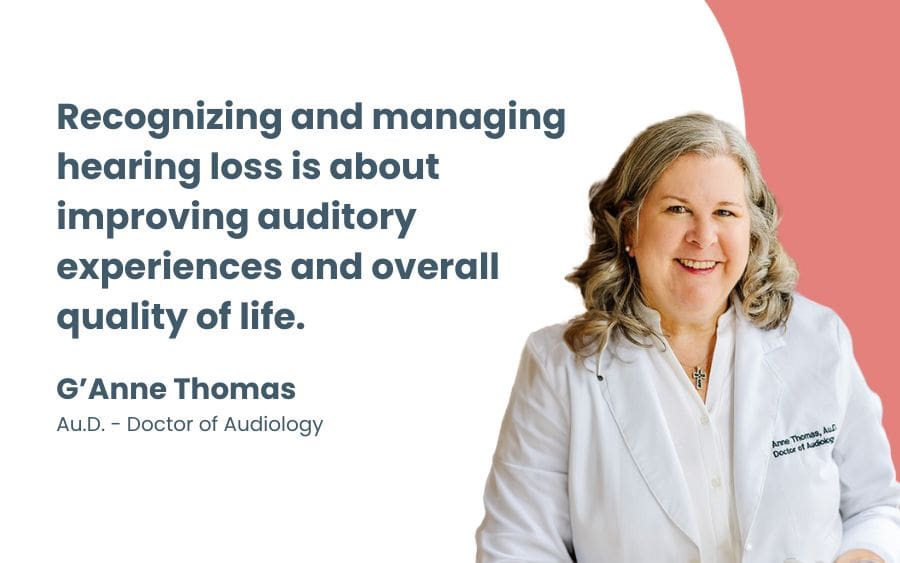 Recognizing and managing hearing loss is about improving auditory experiences and overall quality of life.